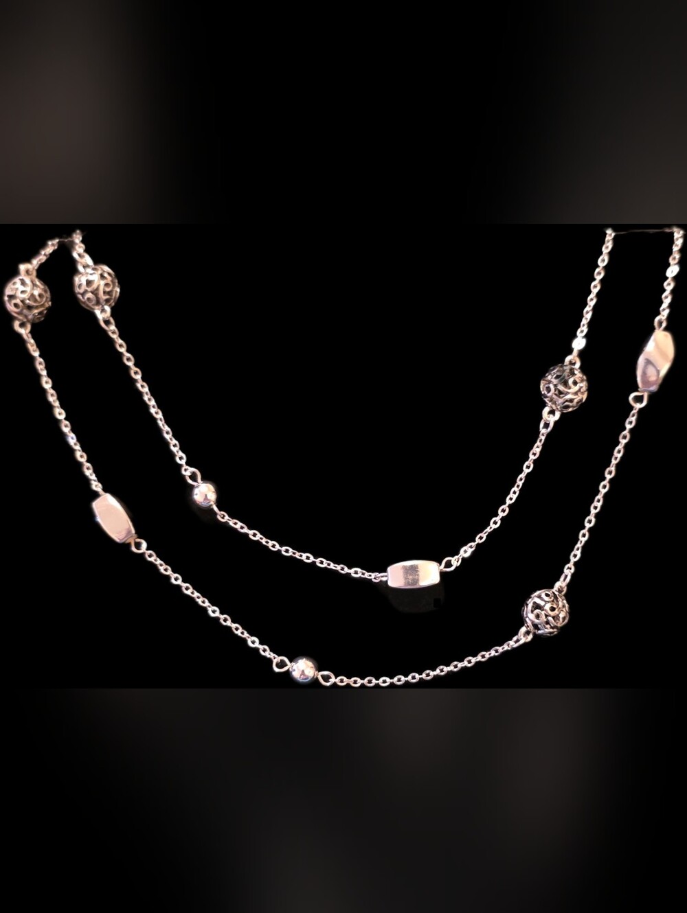 Multi-Bead Layered Necklace